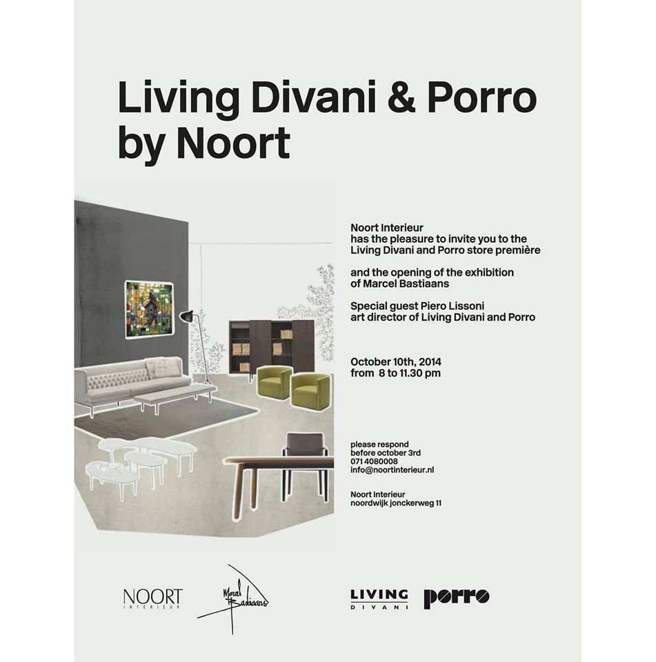 Porro & Living Divani juntos en Holanda