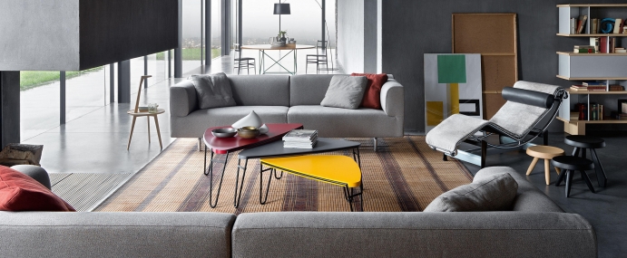 MET, un sofá elegante y cómodo diseñado por Piero Lissoni, para Cassina.